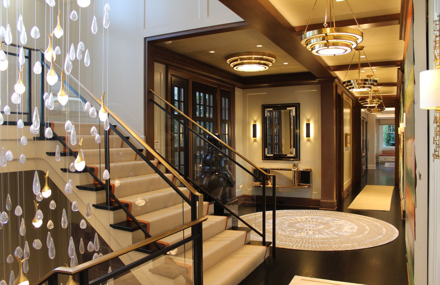 Rhode Island Estate - Foyer - Lutron HomeWorks project by C&T Systems